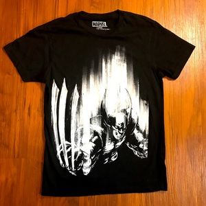 Men’s Marvel Geek Fuel Wolverine Distorted T Shirt